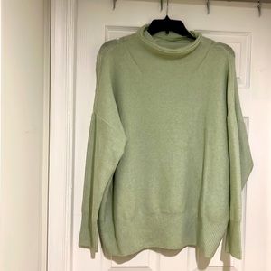 NWOT. Comfy and roomy pale green sweater. Size 2x.